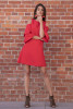 Dress F543 color RED