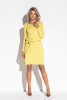 Belted dress F563 color yellowceylon