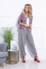 Set with pants and a blazer F725 color Darkgrey