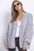 Loose woolen cardigan F759 color Grey