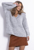 Loose sweater with wide sleeves F815