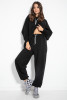 Hooded blouse and pants  F1078 color Black