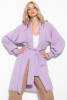 Cashmere sweater F1120 color Purple