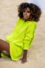 Knitted summer hoodie F1250 color LIME