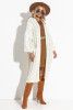 Long cardigan with pockets and side slits F1286