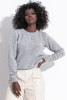 Woolen sweater with a round neckline F1275 color Grey