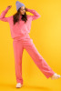 Cotton sweatpants F1405 color SweetPink