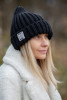 Chunky knit warm hat F1521