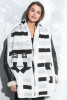 Tiger scarf F1532 color Grey