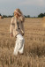 Cardigan made from undyed alpaca wool and maco cotton F1748