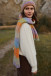 COLORFUL ALPACA WOOL HAT AND SCARF SET F1760