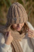 Chunky knit hat F1559