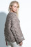 Sweter z grubymi warkoczami CHUNKY KNIT F780 mocca