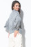 Oversized Aran pattern sweater F840 grey