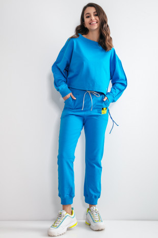 Tracksuit Set F1174 blue